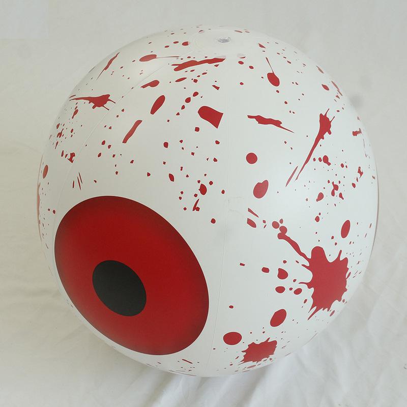 Inflatable LED Luminous Ball Halloween Decorations Party Supplies Scary Bloodshot Halloween Eye Ornaments Halloween Decorations