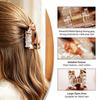 Cat Print Cute Hair Claw Clip Anti Slip Strong Hold Shark Clip for Girls Outdoor Sports Portable Hair Accessory