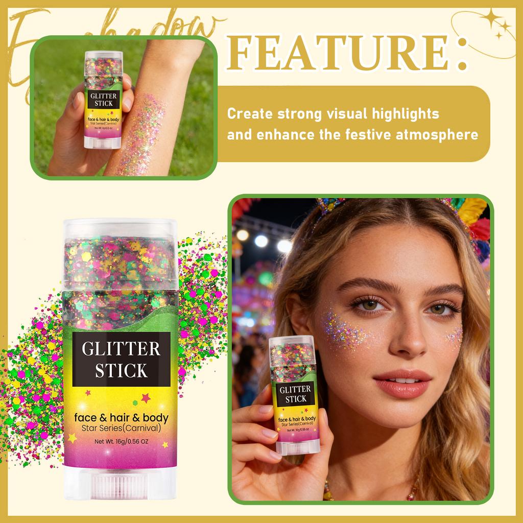 Colorful High-gloss Gel Liquid Eye Shadow Body Glitter Gel For Body, Face, Hair And Lip.Color Changing Glitter Gel Under Light 16g