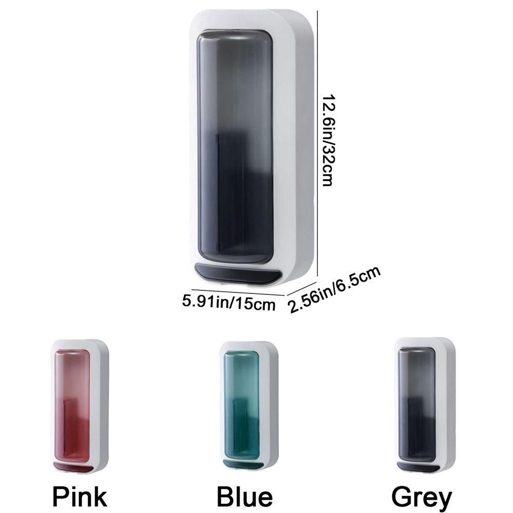 Wall Mounted Cutlery Storage Box Dustproof Tableware Storage Holder  for Home
