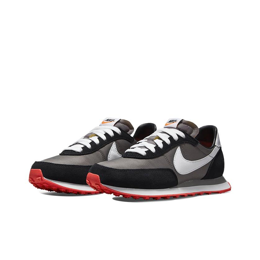 Nike Waffle Trainer 2 GS Flat Pewter Siren Red Kinder Sneakers Grau Schwarz Weiß DC6477-005
