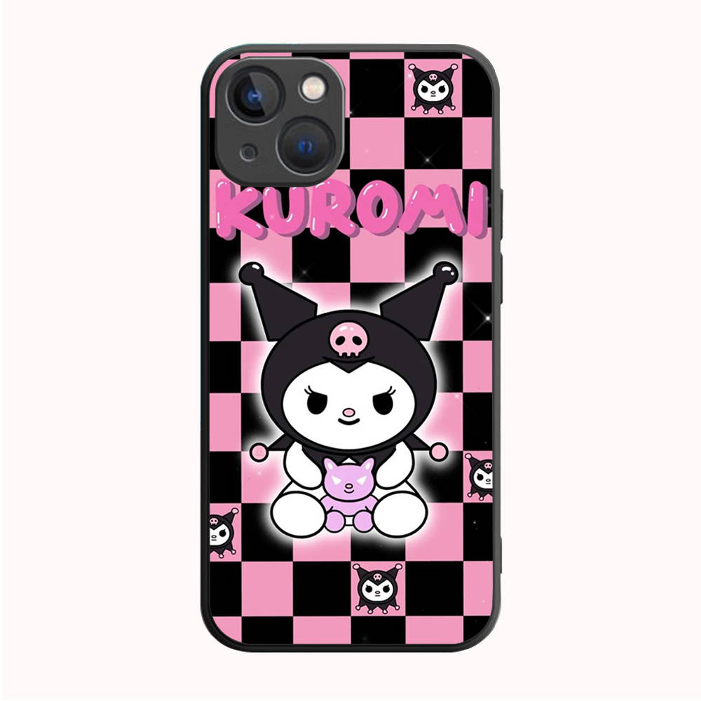 

B-45 Kuromi черный чехол для Samsung S24 S23 S22 S21 S20 FE S10 Lite Ultra S7 S8 S9 Plus A05S A11 A12 A13 A15 A22 A24 A25 A32 A52 A71 5G Samsung S22 зелёный