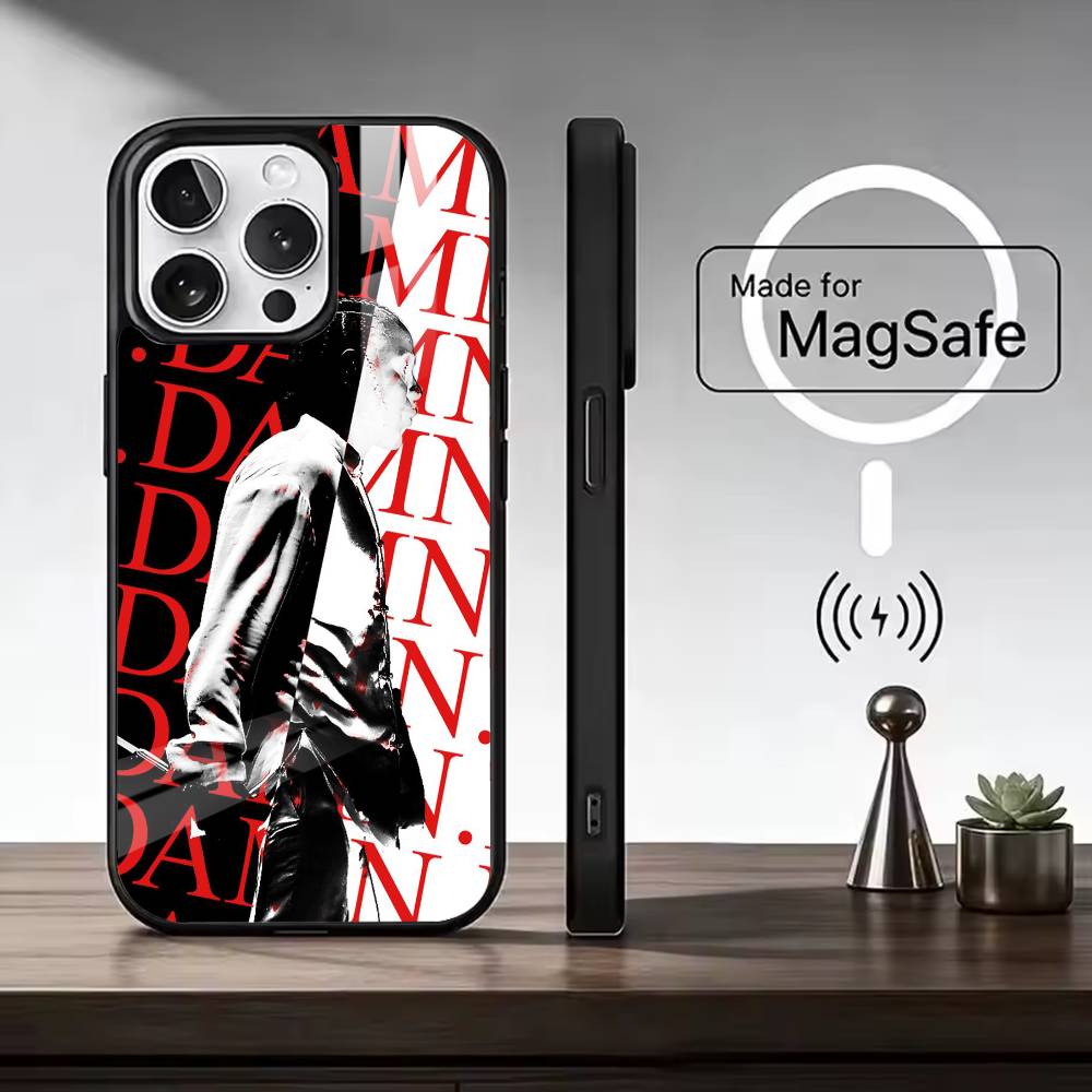 K-Kendrick Lamar Rapper Phone Case For iPhone17,16,15,14,13,12,11 Plus,Pro Magnetic For Magsafe Wireless Charging