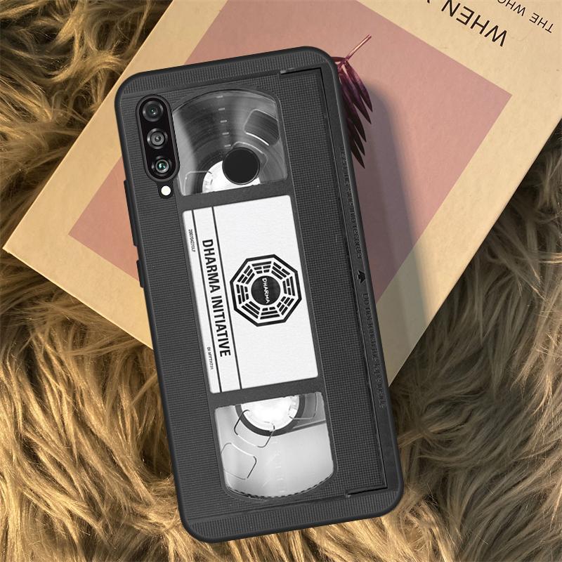 Retro VHS Tape For Huawei Nova 3i 7i 8i 11i 12i 9 10 SE Y60 Y61 Y70 Y72 Y73 Y90 Y91 P20 P30 P40 Lite Case