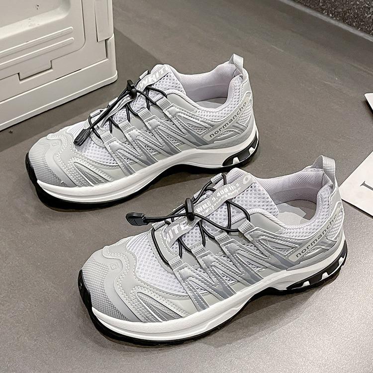Thick-soled Little Dad Shoes 2025 Summer New Versatile and Lightweight Sports Shoes Comfortable and Non-slip Running Shoes Tide