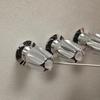 1PC Shower Trim Set Fit 3-Handle Tub And Shower Faucets Bathtub & Shower Trim Kit For Most Faucets Set-Chrome Finish 25x12x6cm