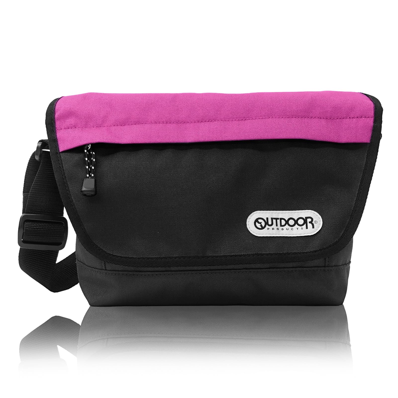 

Outdoor Products Mini Messenger Bag, Compact Shoulder Bag with Pocket, Solid Color, Basic, Simple, Rough