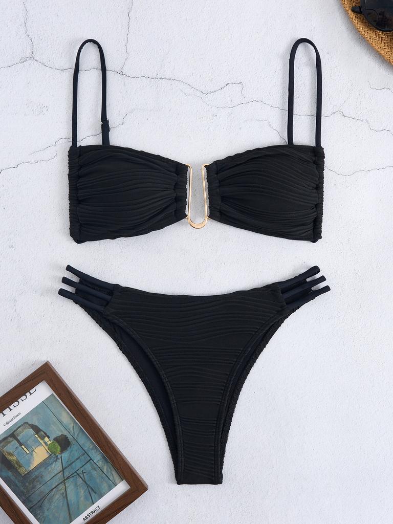 Bikini swimsuit, three-point sexy and comfortable women's swimsuit, split swimsuit