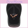 Mens Baseball Cap Embroidered Eagle Style Sun Protection For Casual Wear