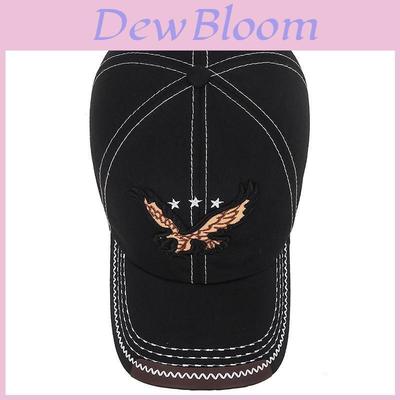 Mens Baseball Cap Embroidered Eagle Style Sun Protection For Casual Wear