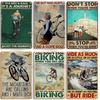 Artisian Cycling Metal Sign Bicycle Tin Plate Bike Decorative Plaque Sport Wall Decor Garage Bar Pub Club Hotel Cafe Kitchen