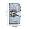 Vintage Hotrod Pattern Long Wallet Casual PU Leather Multi Card Holder Portable Daily Use Purse