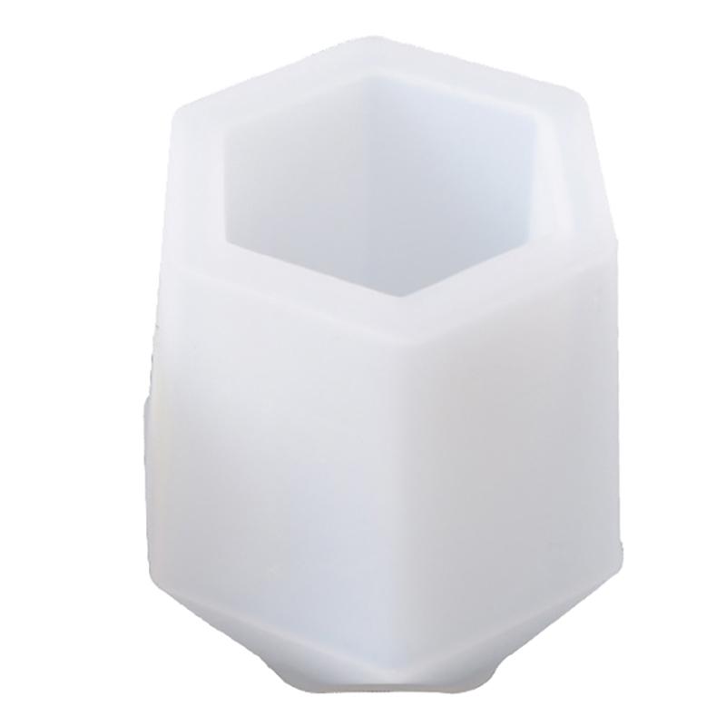 DIY Tasse Silikonform Stifthalter Form Epoxidform Sechseck Runde Formen