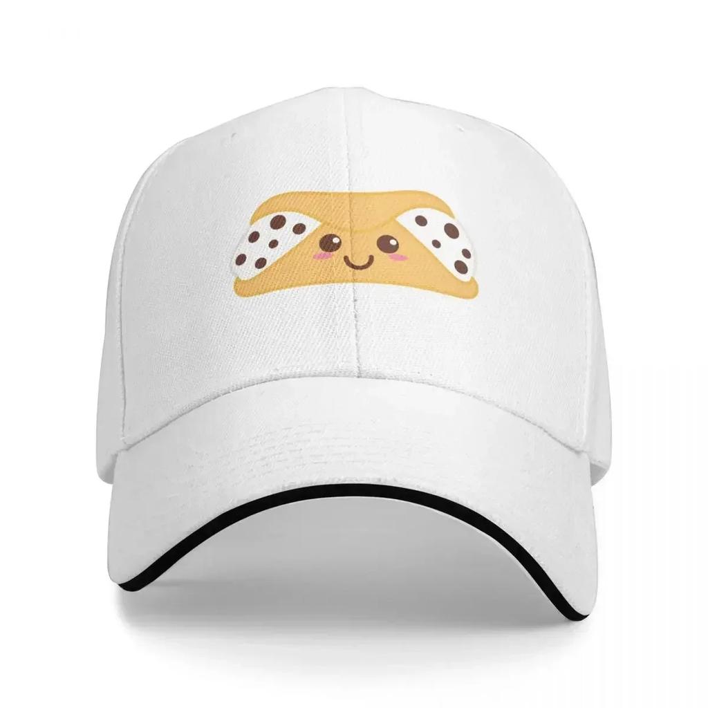 Kawaii Cannoli Baseball Cap Wild Ball Hat Fluffy Hat Adjustable Thermal Visor Golf Wear Unisex WoUnisexs