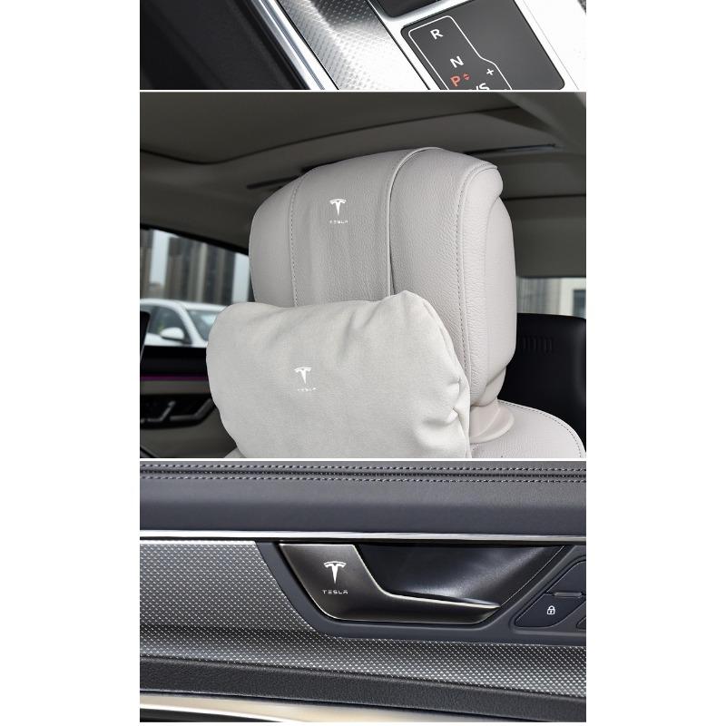 2/5/10Pcs Car Logo Sticker Central Control Decals Car Accessories For Tesla Model 3 Model X S 2016-2020 Decals TM3 TMX TMS Decal