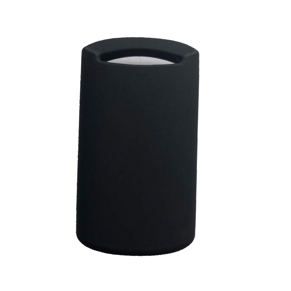 ZIAN Yamaha Car 2 Wheel Motorcycle Smart Silicone Key Cover for XMAX250 AEROX155 NVX155/125 QBIX Janus etc Key Case (Black)