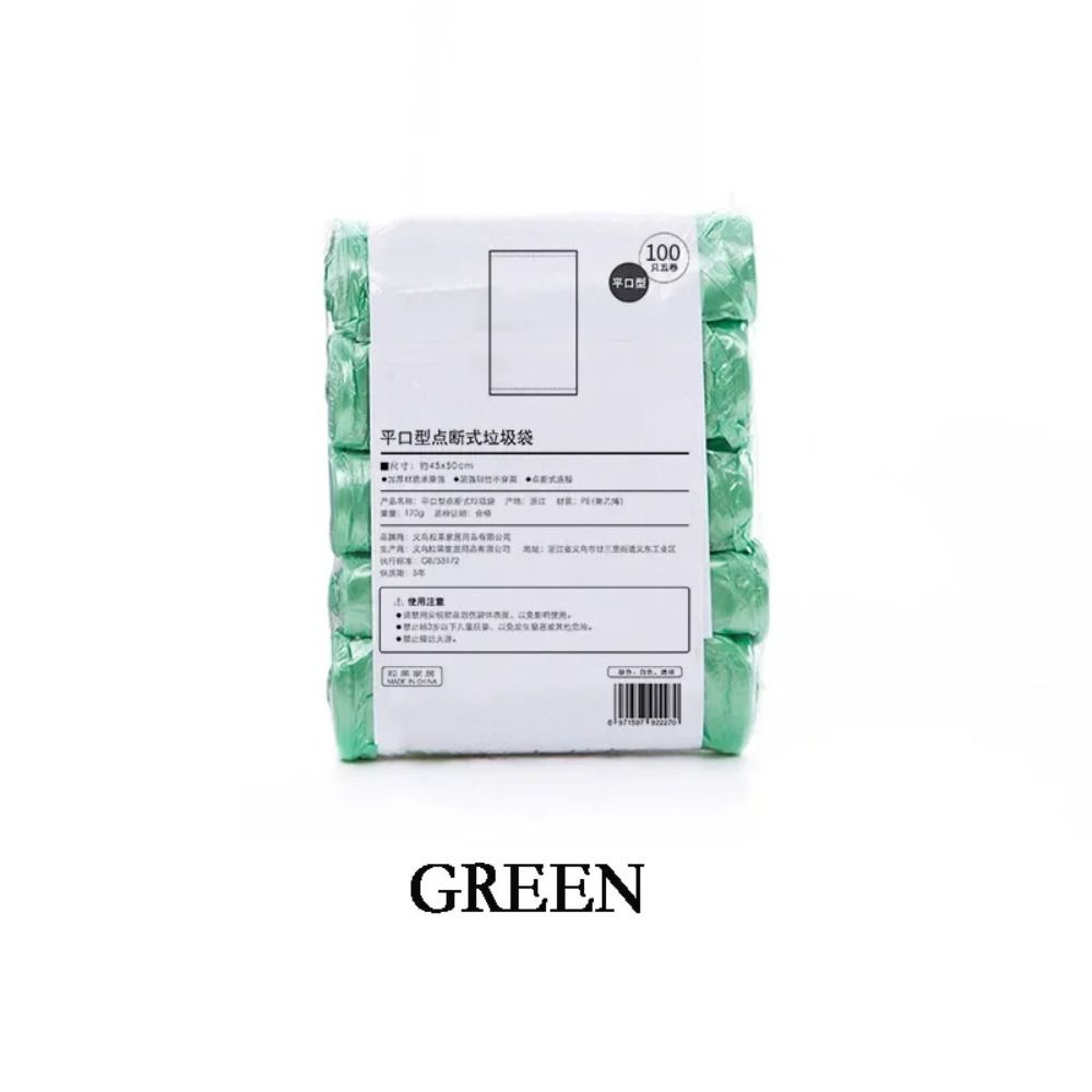 5Rolls 45*50cm 100PCS Disposable Trash Pouch Household Thicken Storage Garbage Bags Breakpointed Cleaning Waste Bag