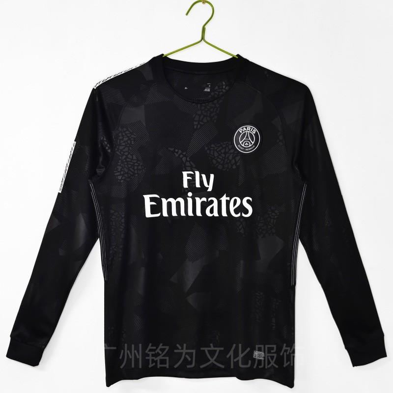Mens Long Sleeve Retro Football Jersey Vintage Team Sportswear Soccer Fans