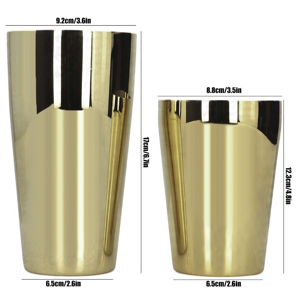 304 Stainless Steel Shaking Tins Simple Design Barware Set Practical Drink Shaker  Bar