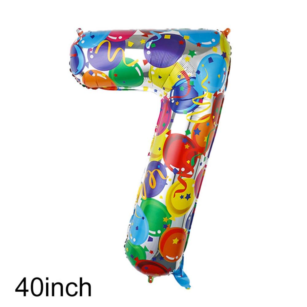 Giant Colorful Number Foil Balloons 40 Inch Party Decorative Number Balloons Wedding Party