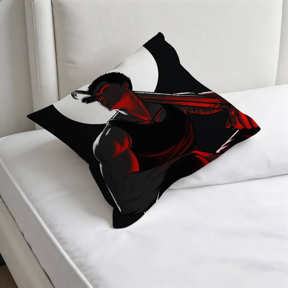 

Cool BBerserk Guts Decorative Square Pillow Cover Modern Cushion Case for Living Room Bedroom 30x30cm