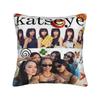 Kpop Katseye Federa per Cuscino Musicale Poliestere Copricuscino Regalo Federa per Cuscino Auto Cerniera 45*45cm