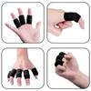 10Pcs Comfortable Sports Finger Brace Splint Sleeve Thumb Support Protector Elastic Breathable Stabilizers for Golf/Basketball..