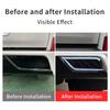 Car Rear Bumper Decorative Cover For Lexus LX570 2016- Exhaust Exterior Styling Modification Accessories