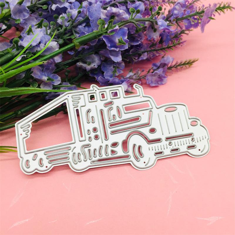 Truck Metal Steel Cutting Dies Stencils Scrapbooking Craft Die 3D DIY Festival Card Making