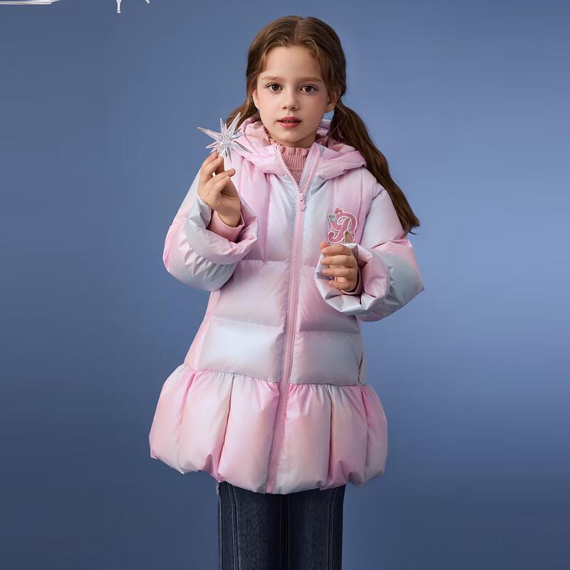 PawinPaw Girls' Cartoon Bear Down Jacket