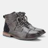 Größe 39 ~ 48 Retro-Herrenstiefel, modische, bequeme Herren-Lederstiefel