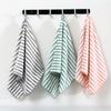 Coral Velvet Pinstripe Towel Thickened Large Bath Towels Without Hair Loss Quick Drying Men and Womens Face Wash Towels Bath Towel Set for Home