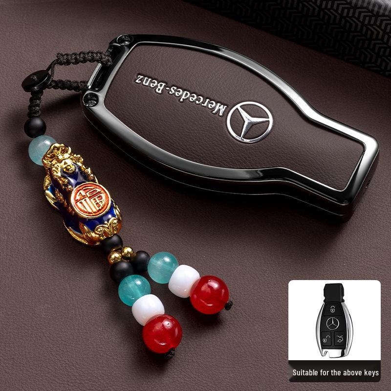 Premium Key Case for Mercedes-Benz E300L: Fits E-Class, C-Class, C260L, C200L, A200L, GLC300L
