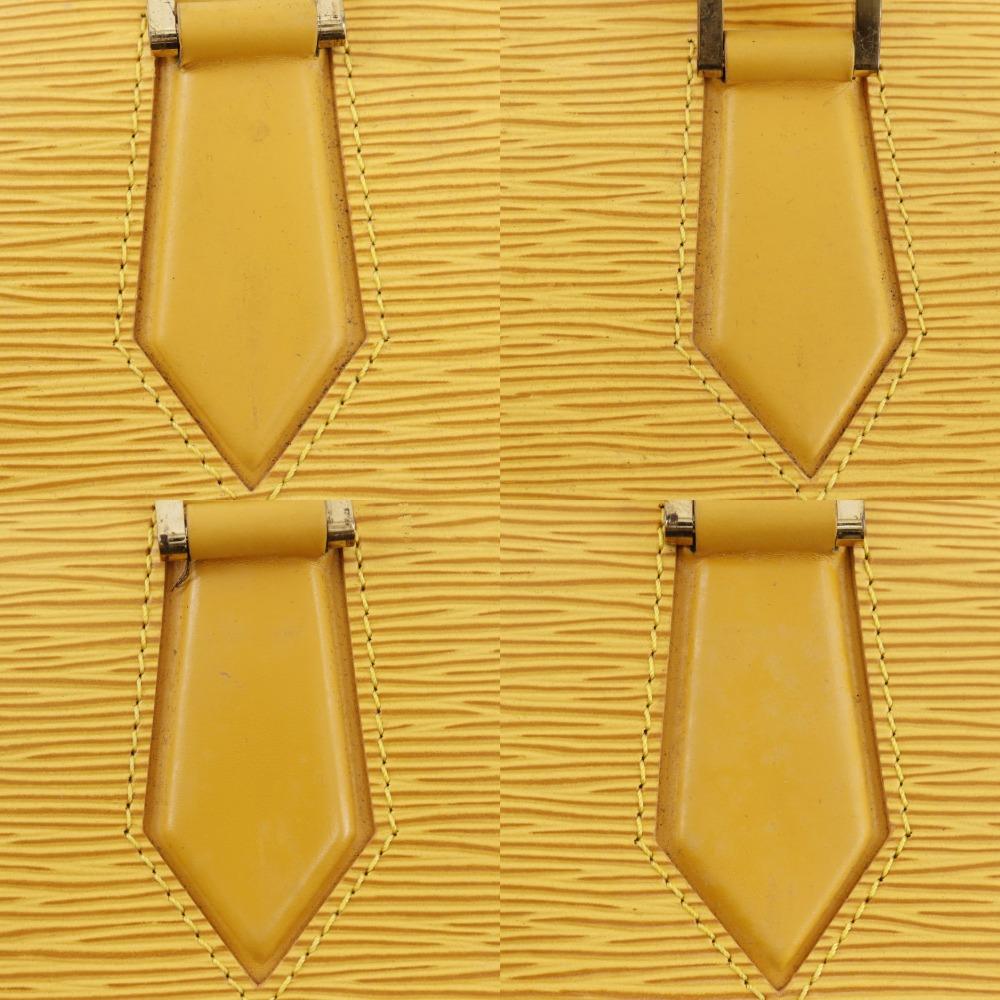 Louis Vuitton Jasmin Handbag M52089 Tassiri Yellow Yellow Epi Leather Women Used