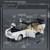 1/24 Rolls-Royce Phantom Alloy Car Model with Sound, Light, and Starry Sky Roof for Kids' Collection and Decoration.