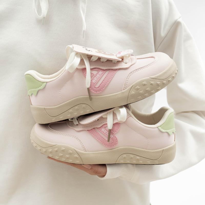 Весенние новые ретро-туфли дышащие немецкие тренировочные туфли повседневные кожаные кеды 35