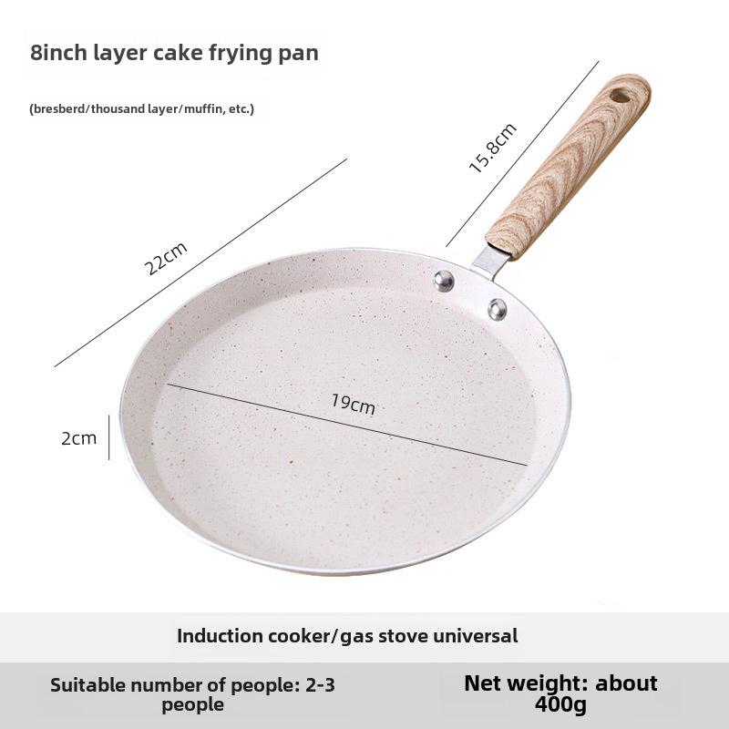 Antihaftbeschichtete Pfannkuchen- und Omelettpfanne aus Aluminium