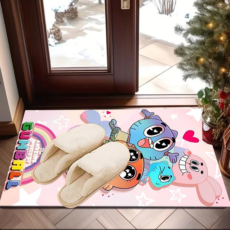 Gum-ball's Amazing World Area Rug Suitable for Indoor And Outdoor,Carpets for Kitchens, Homes, Offices, Living Rooms,Home Decor,Christmas Gift