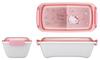 Skater Biomass Lunch with a Grooved Gasket for Easy a Lid for a Softer Dishwasher and Microwave Made In Sanrio Hello Kitty Watercolor Cosmetics Box,
