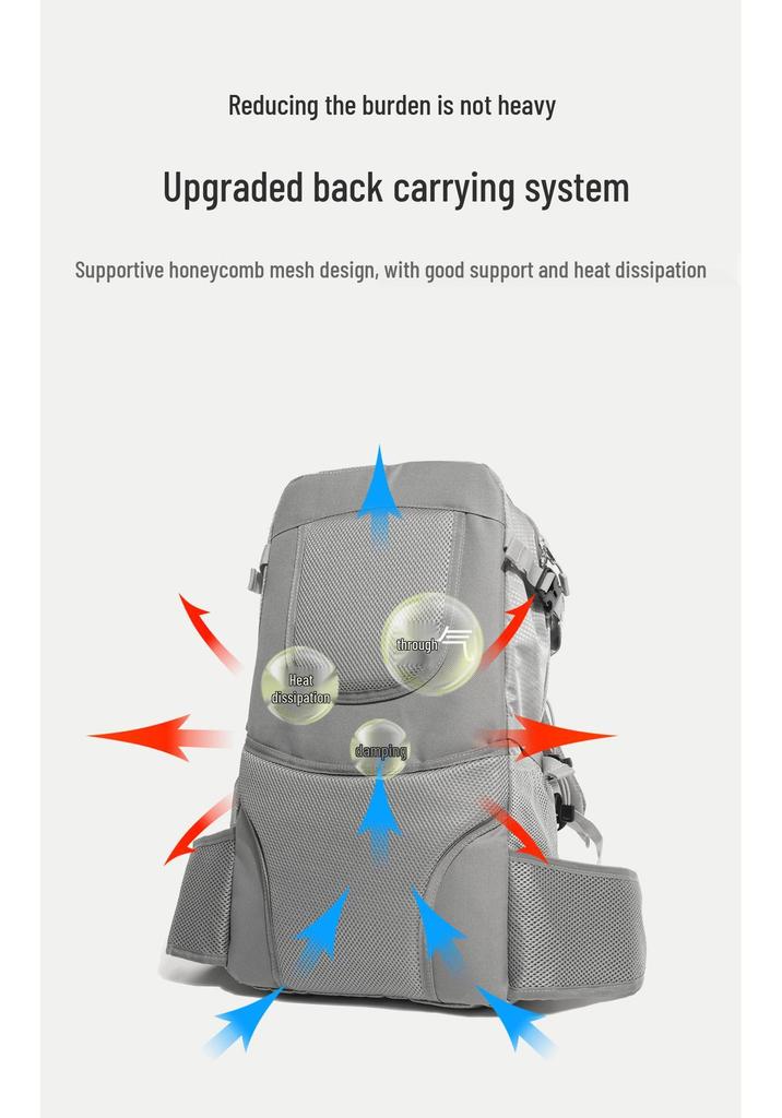 Waterproof Outdoor Cycling Backpack, Lightweight & Breathable for Men and Women - Ideal for Travel, Sports, and Mountaineering.