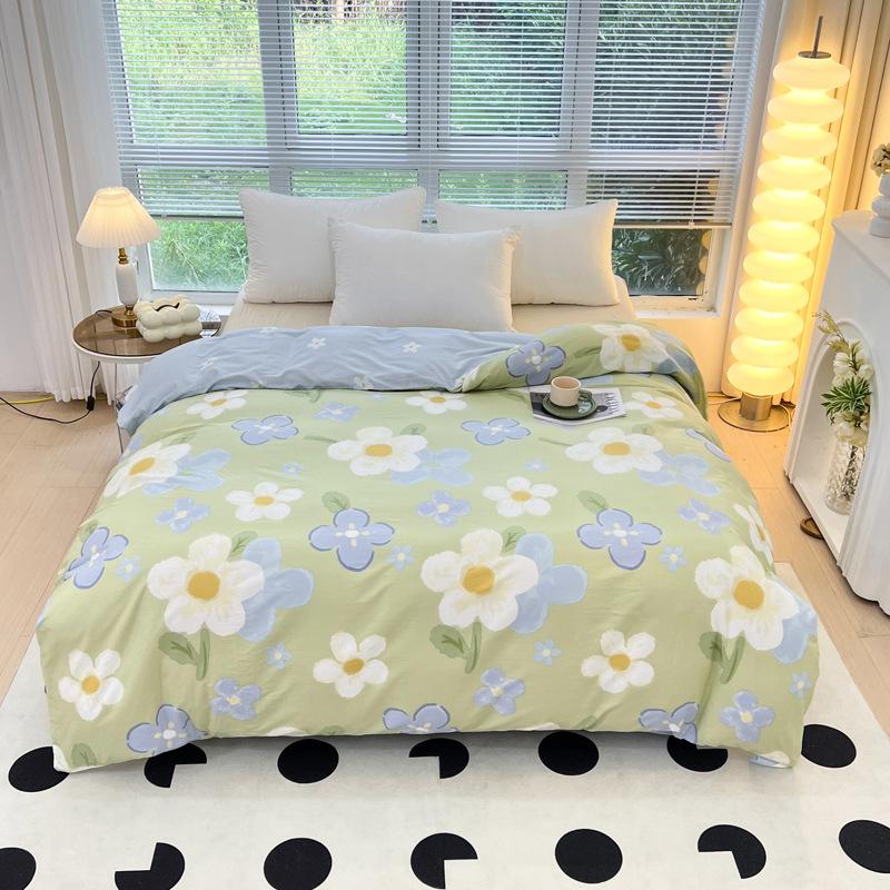 Cotton Quilt Cover Plus Size Double Comfortable Quilt Cover Cartoon Single Quilt Cover Bedding