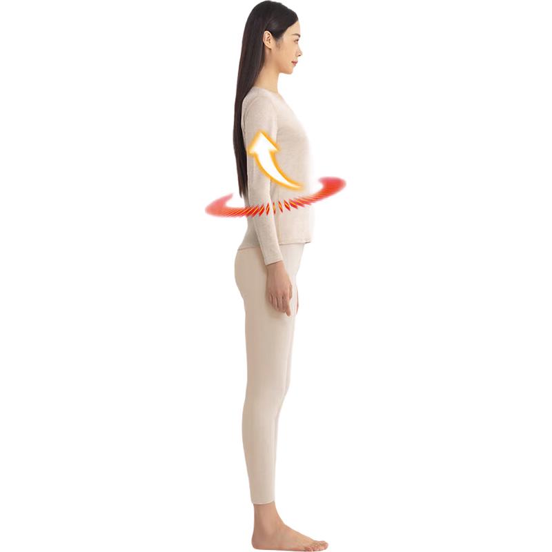 Yiershuang Women's Extra Thick Thermal Underwear Set with Merino Wool & Silk