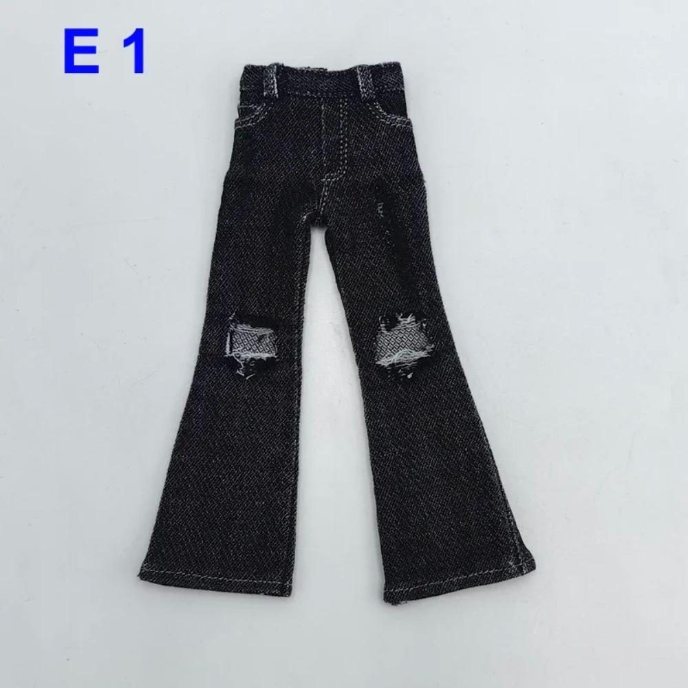 Para Ropa de Muñeca Blythe Pantalones Vaqueros de Campana para Muñecas Ob24 Ob22 Azone Conjunto