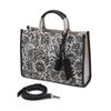 Daks Navy Flower Embroidery Jacquard Large Tote Bag Dcba5e655n2