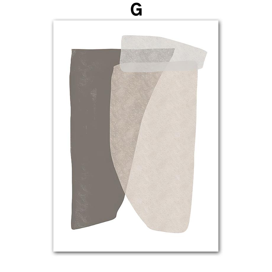 Bohemian Sun Leaf Geometry Nordic Abstract Art Plakaty Druki Sztuka Ścienna Malarstwo na Płótnie Hotel Bar Obrazy Do Wystroju Salonu