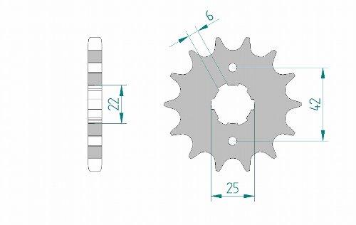 AFAM front sprocket 20400-16