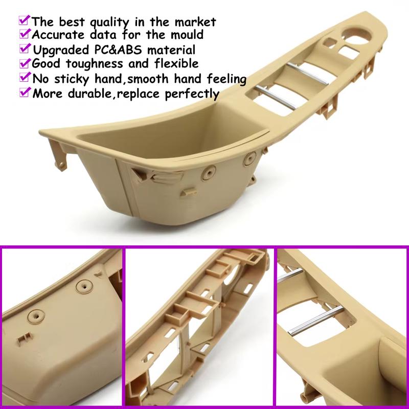 F10 F11 F18 7pcs Set LHD Interior Armrest Door Handle Panel Ide Trim Cover For BMW 5 Series 520i 523i 525i 528i 535i