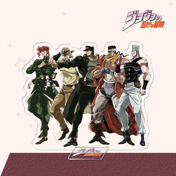 JoJo's Bizarre Adventure Animation Comics Peripheral Toys JOJO Dio Acrylic Stand-Up Sign Anime Action Figure Model Collection