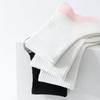 5 Pairs Children Socks 100% Cotton Black White Patchwork Colors Baby Girl Boy Sports School Tube Socks For 2-12 Years