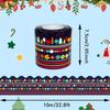 Paper Decorative Stickers No Adhesive Bulletin Board Border New Stickers  Christmas